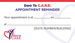 Appointment Reminder Business Card