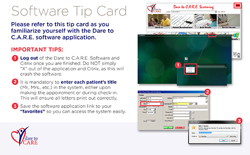 Software Tip Card